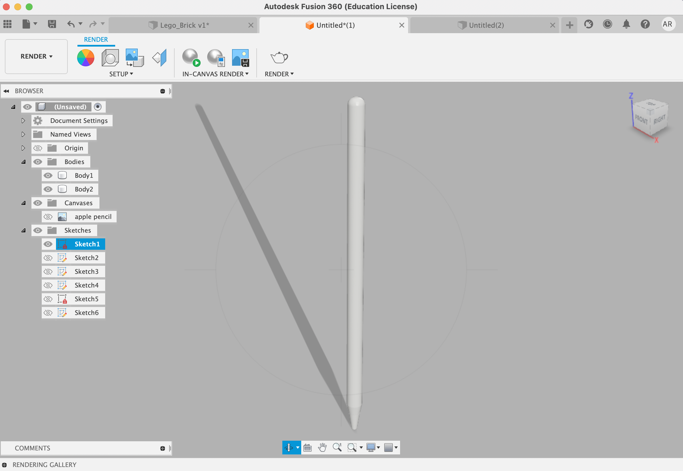Screen shot of fusion